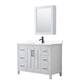 Option White, Black Trim, White Cultured Marble Top