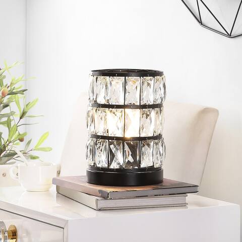 SAFAVIEH Lighting 9-inch Alva Acrylic Table Lamp. - 7" W x 7" D x 9" H