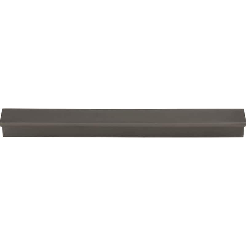 Top Knobs Minetta 6-5/16 Inch Center to Center Finger Cabinet Pull - Ash Grey
