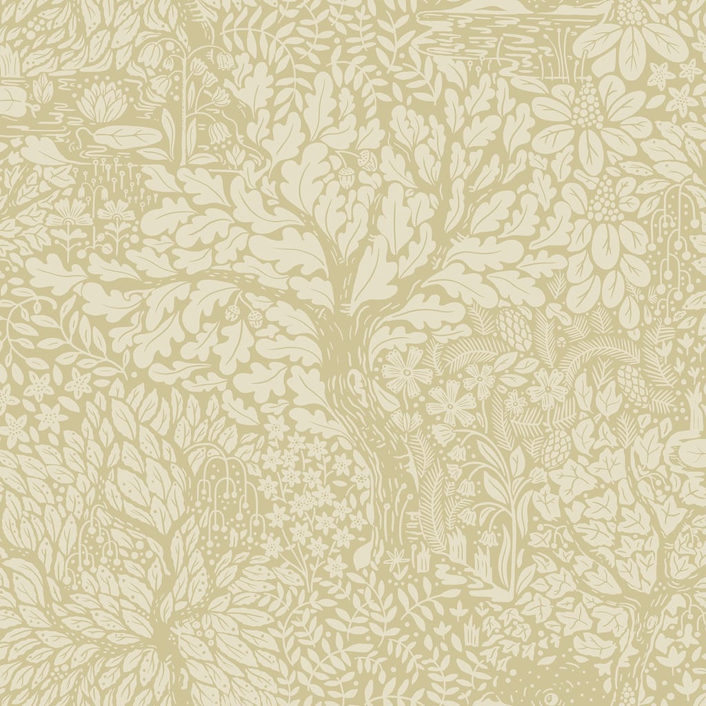 A-Street Prints Olle Sage Forest Sanctuary Wallpaper
