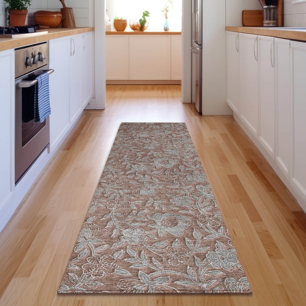 Premium Washable Super Soft Floral Mayfield Rug