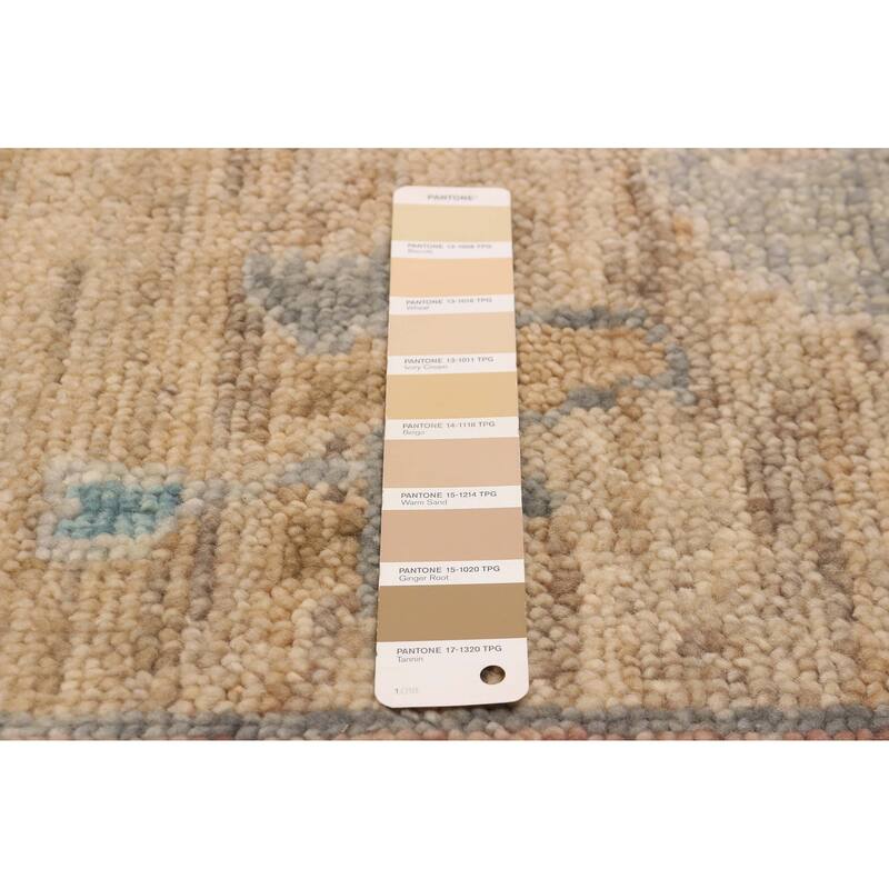 ECARPETGALLERY Hand-knotted Jules Serapi Khaki Wool Rug - 9'10 x 13'9