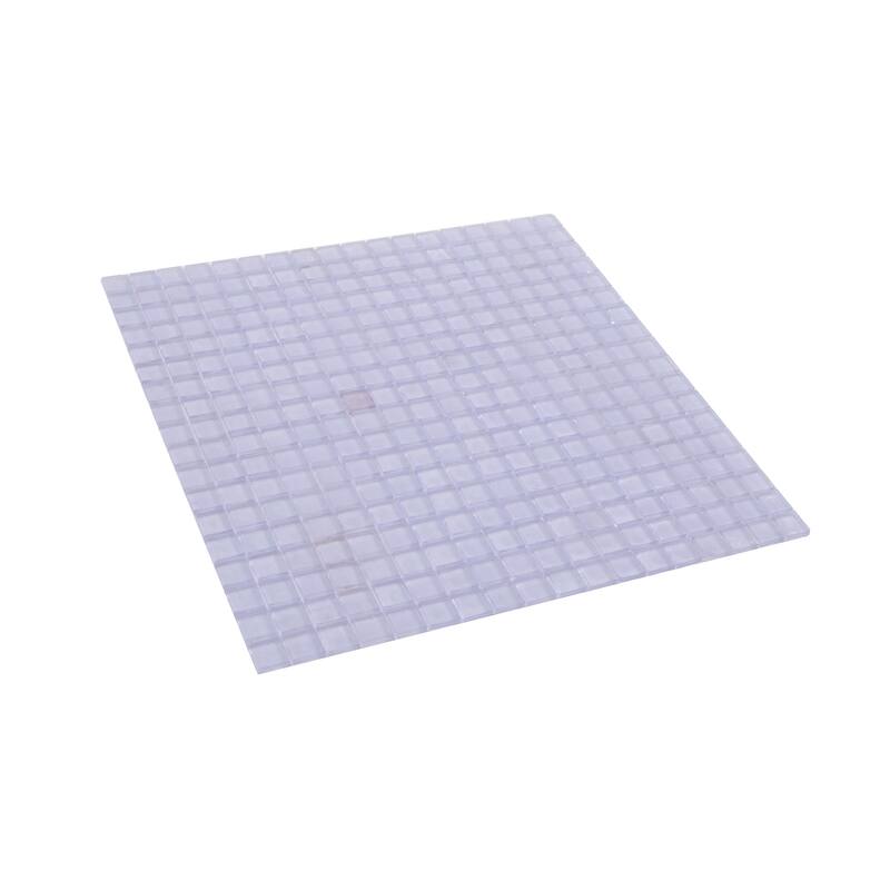 Apollo tile 12" x 12" Skosh Glossy Floral Purple Glass Tile (18.69 sq ft/case) - 20 Pack