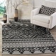 preview thumbnail 34 of 103, SAFAVIEH Adirondack Dixie Rustic Boho Rug 10' x 14' - Silver/Black - Rectangle