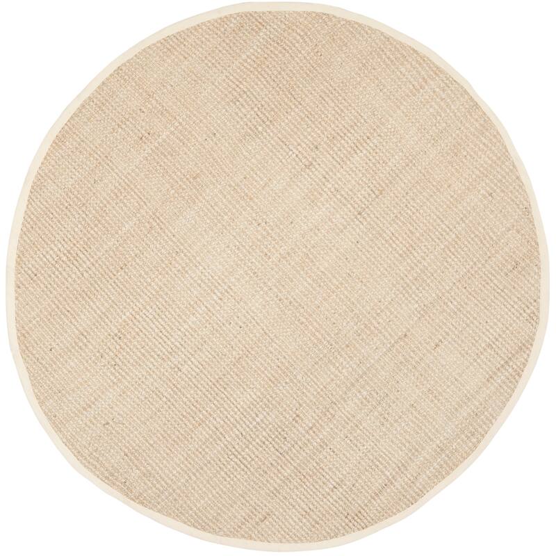 SAFAVIEH Handmade Natural Fiber Bariaa Jute Rug - 11' Round - Ivory