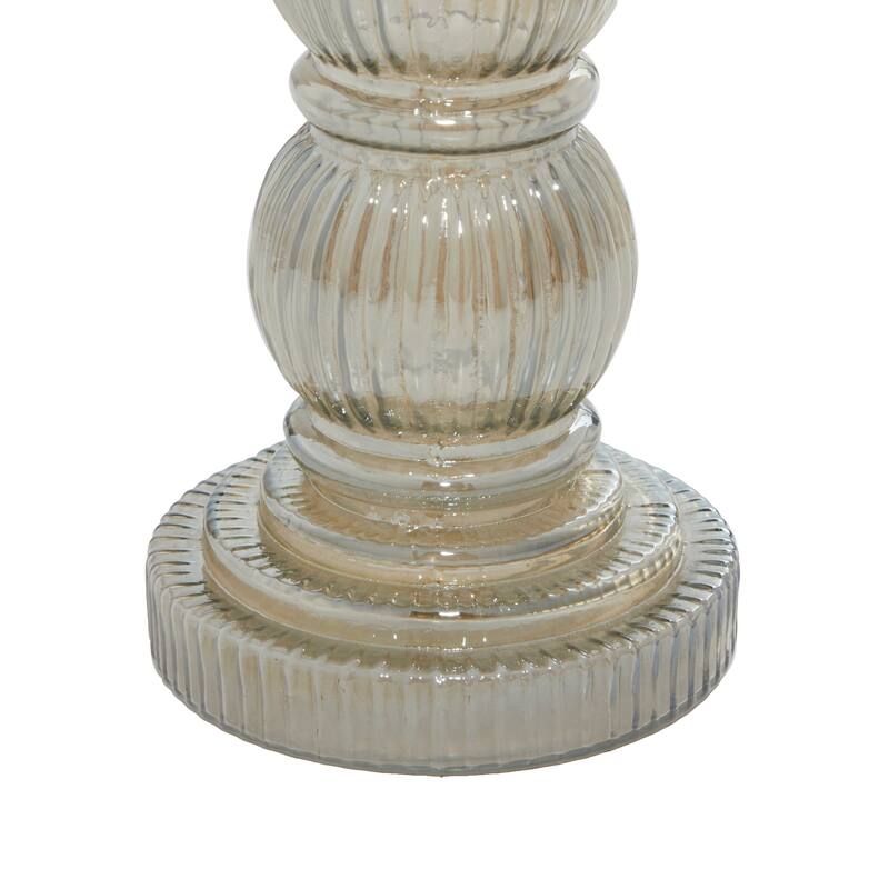 Glass Traditional Hurricane Lamp 16 x 6 x 6 - 6 x 6 x 16