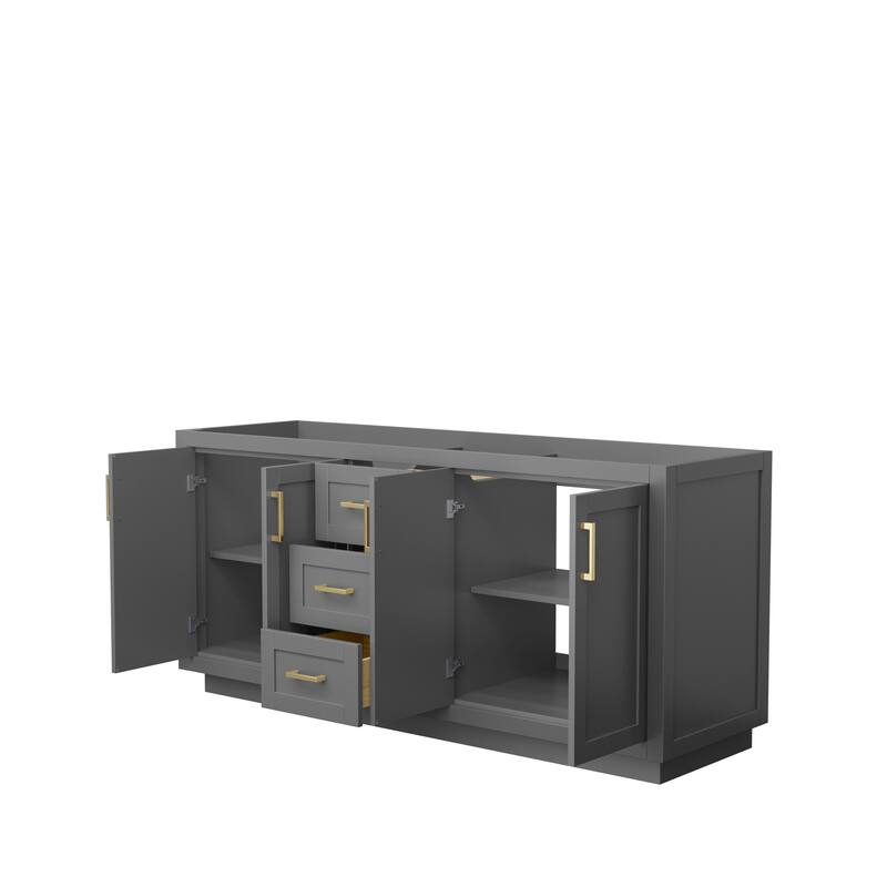 Miranda Double Bathroom Vanity Cabinet, No Mirror