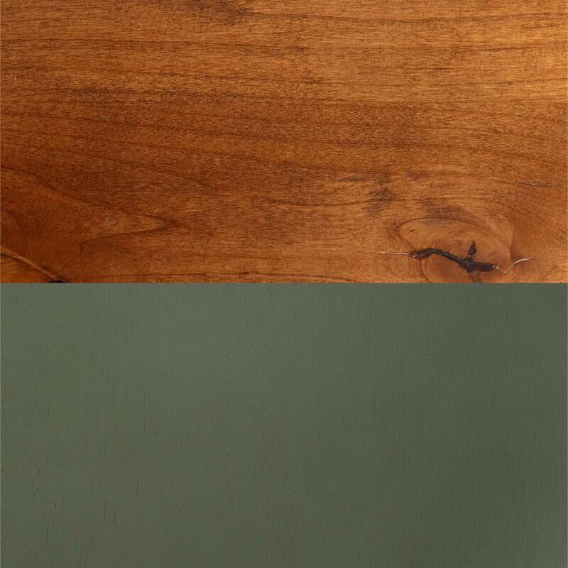 Bridgevine Home Modern Farmhouse 24 inch Side Table, No Assembly Required, Two-Tone Finish