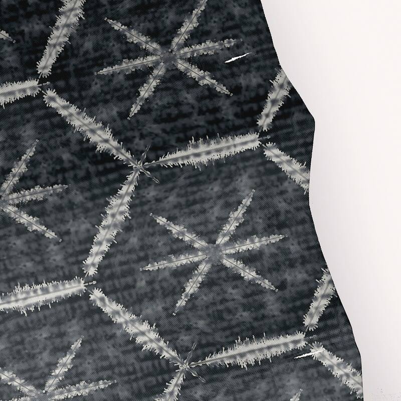 Tuinched Geometric Print Shower Curtain