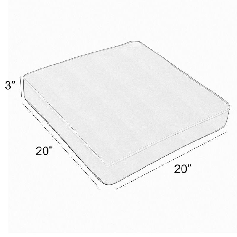 Sunbrella Indoor/ Outdoor 20-inch Chair Cushion