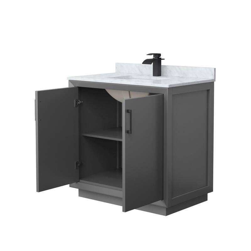 Wyndham Collection WCF414136S-NAT-UNSMXX Strada 36" Free Standing