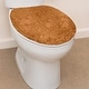 preview thumbnail 152 of 189, Home Weavers Waterford Collection Cotton Toilet Lid Rug | Elastic Fit | Fit Most Standard Toilet Lid | 18"x18" Terracotta