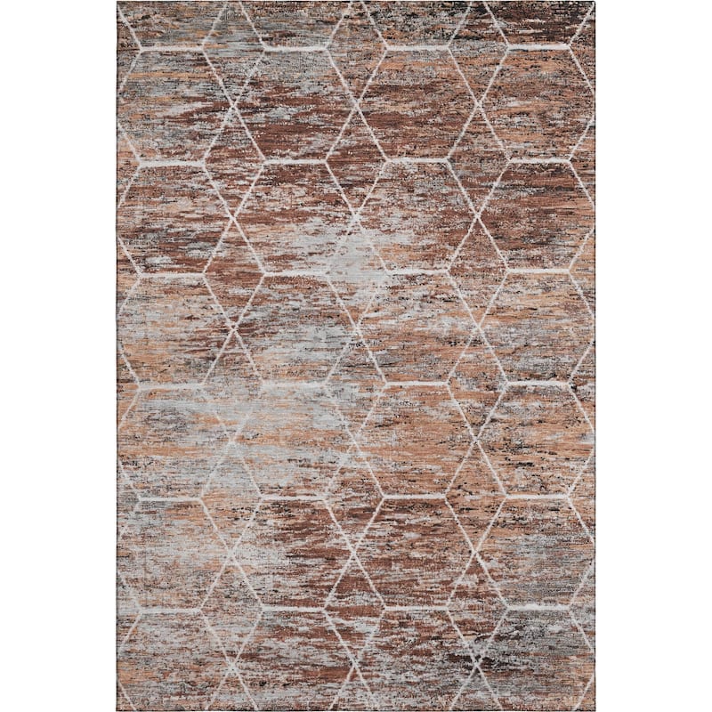 Premium Washable Super Soft Geo Abstract Mayfield Rug