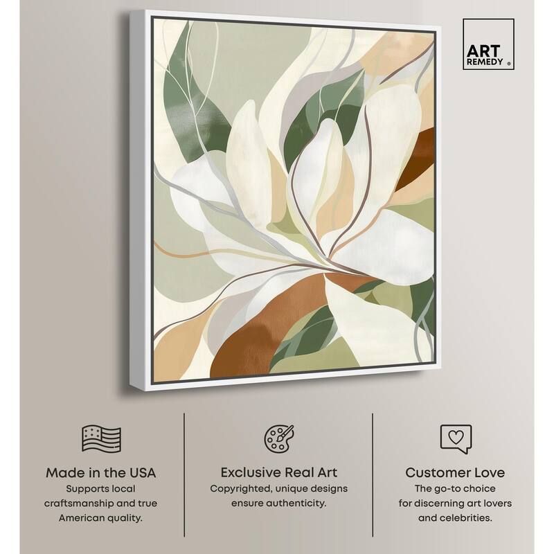 Leaf Prints I Canvas by Art Remedy