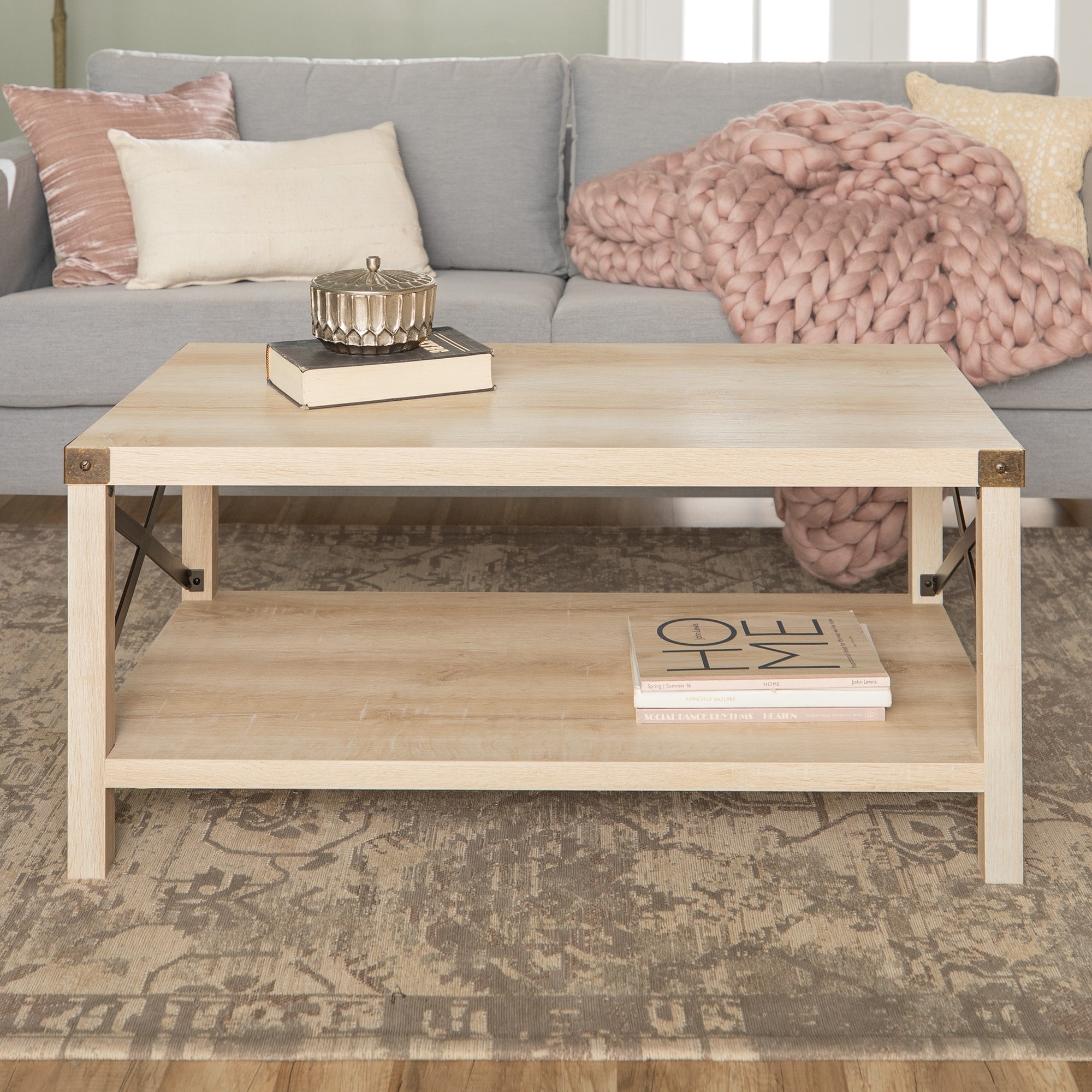 The Gray Barn Kujawa Metal X Coffee Table