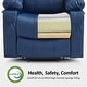 preview thumbnail 49 of 77, MCombo Electric Power Lift Recliner Chair Sofa with Massage and Heat, 3 Positions, USB Ports, Faux Leather