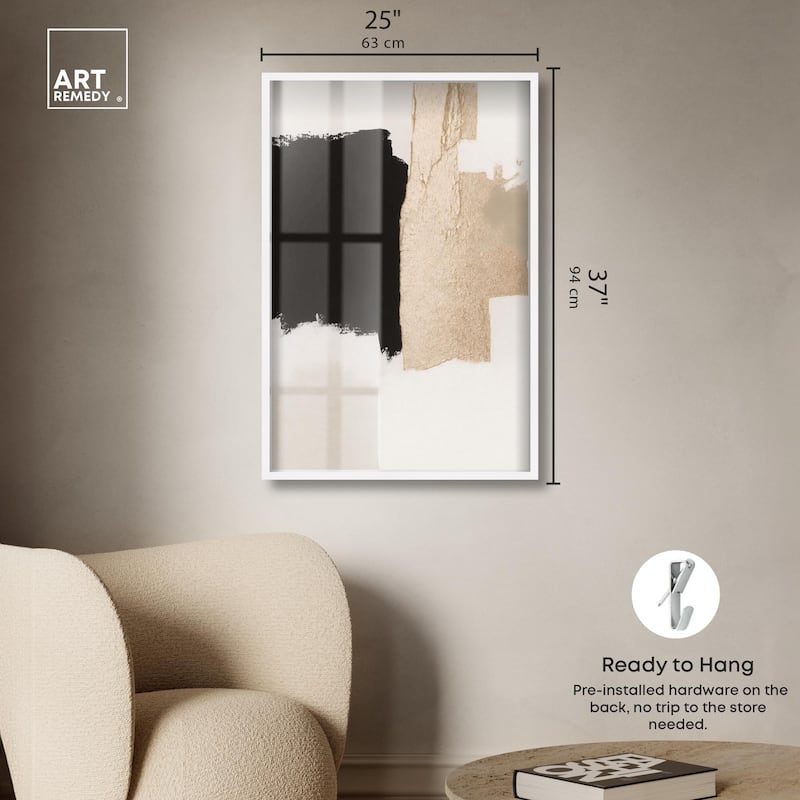 Earth and Ink II Shadowbox by Art Remedy