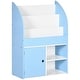 preview thumbnail 2 of 12, Kids Bookshelf,Multi-Purpose Kids Toy Storage Organizer,Kids Bookcase