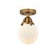 Option Brushed Brass / Matte White