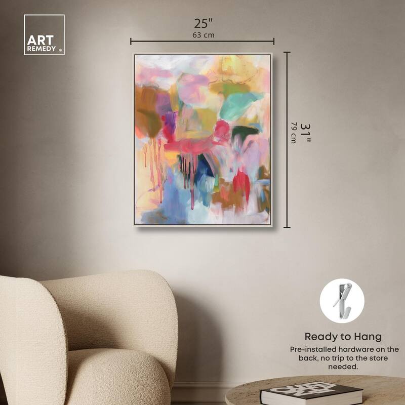 Art with Bold Colors Canvas by Art Remedy