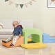 preview thumbnail 34 of 49, Soft Foam Game Machine for Children, with Sliding Stairs & Ramps for Single Channel Foam Climber for Children's Safety Soft Area Multicolor+colorful