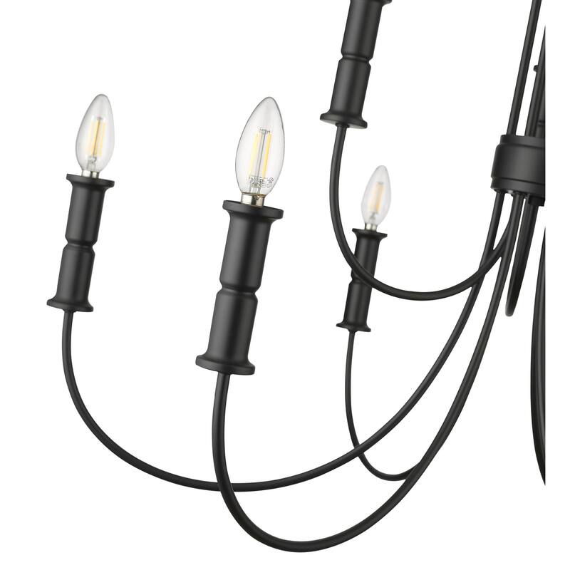 Millennium Lighting 29209 Potiss 9 Light 34" Wide Taper Candle Style