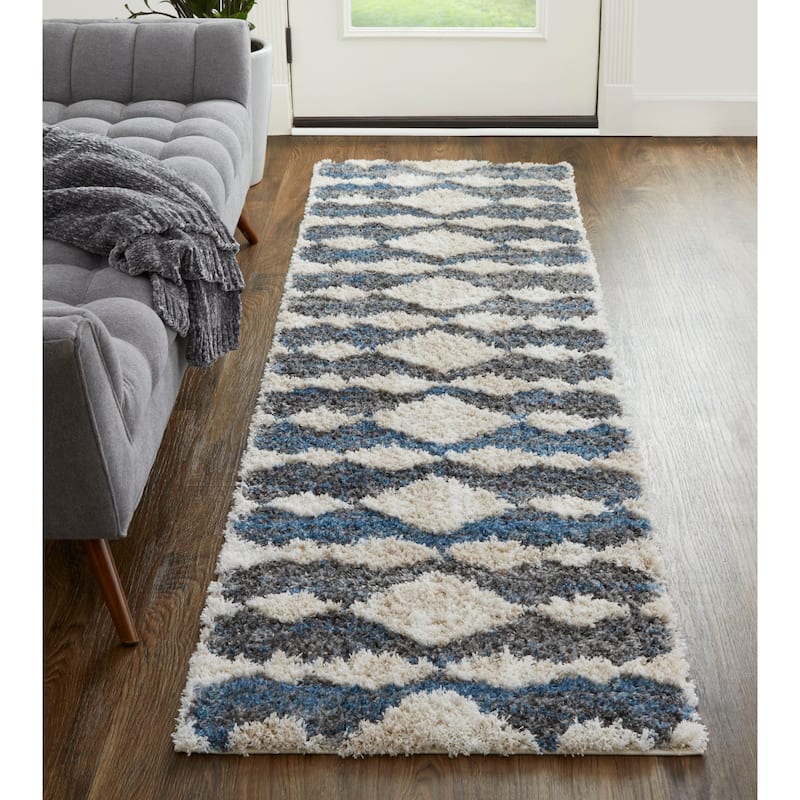 Grand Bazaar Caide Machine Made Diamond Transitional Area Rug