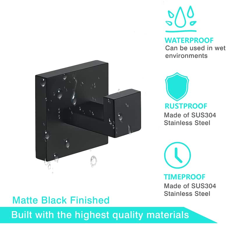 AITINKAN Robe Hook and Towel Hook in Stainless Steel