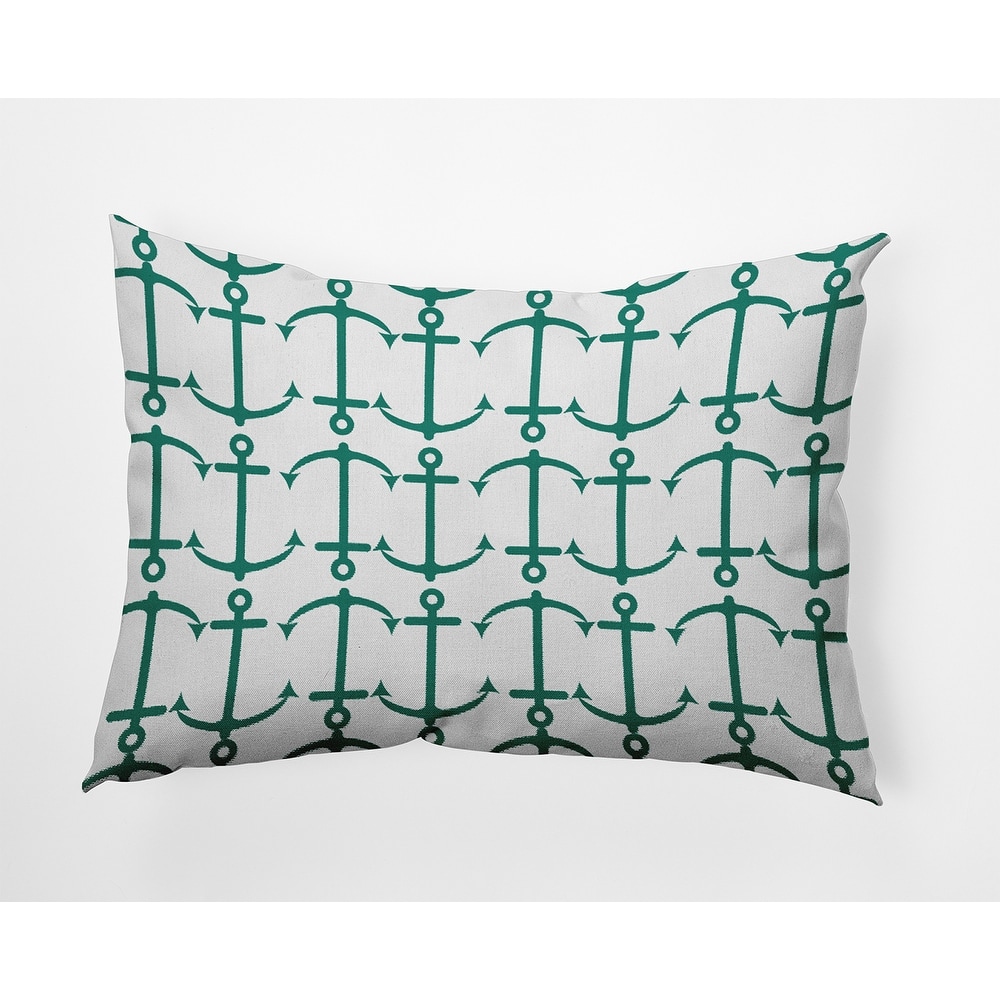 Anchor Pattern Polyester Indoor Pillow