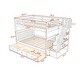 preview thumbnail 8 of 21, Merax Full over Full Stairway Bunk Bed with Drawer, Storage and Guard Rail