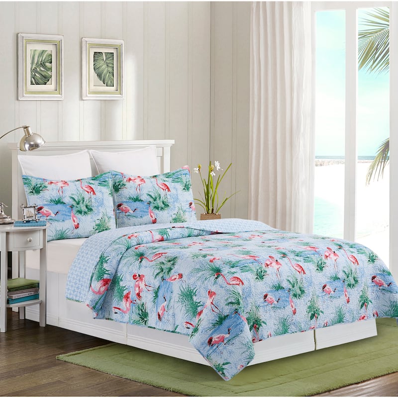 Paradise Coast Cotton Quilt Set