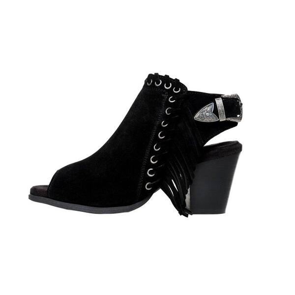 Shop Minnetonka Casual Shoes Womens Mae Suede Ankle Western Buckle
