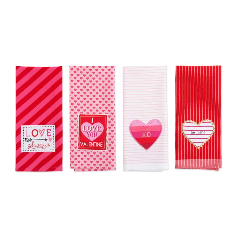 DII Valentine's Day Printed Dishtowel (Set of 2)