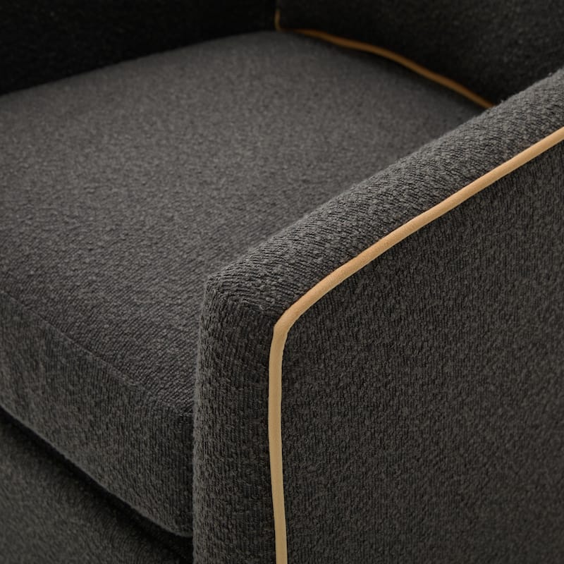 Christopher Knight Home - Averly Modern Upholstered Swivel Accent Chair with Curved Arms