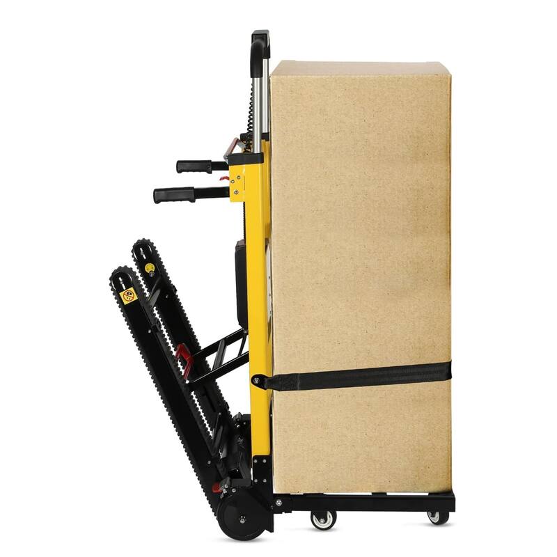 Electric Stair Climbing Hand Trucks Moving Heavy Objects Up and Down Stairs Effortless, 441 lbs Max Load