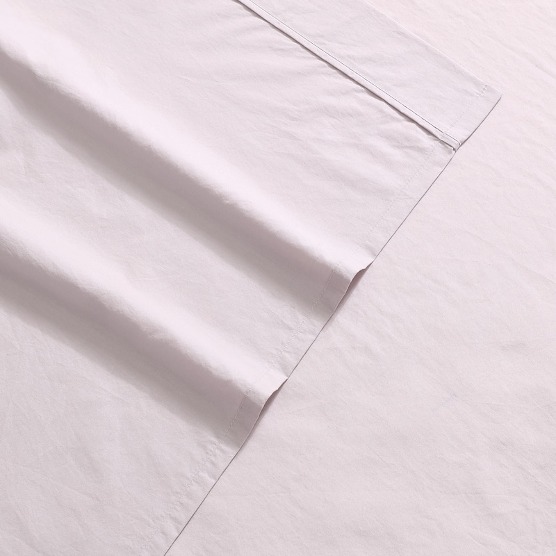 Calvin Klein Washed Cotton Percale Sheet Set
