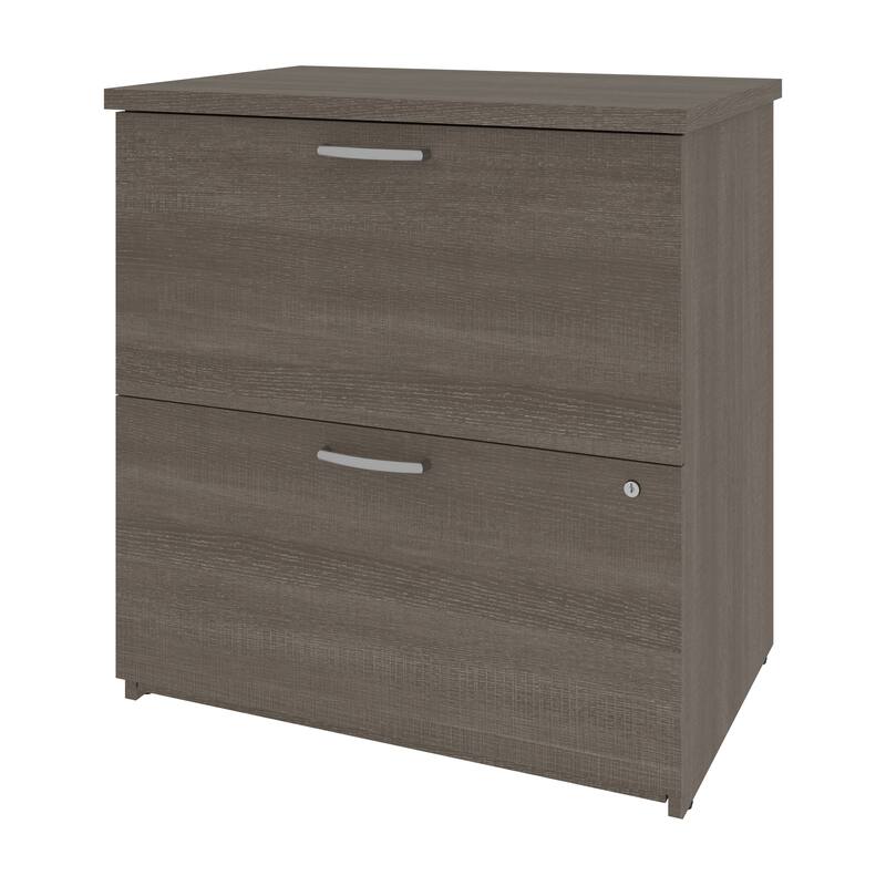 Bestar Universel 29W Lateral File Cabinet by Bestar. - Bark Grey