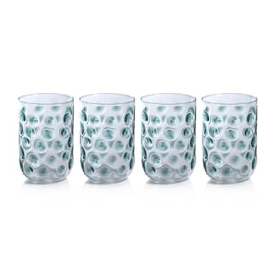 Abbeville Glass Tumblers, Set of 4