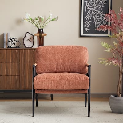 27.56" Modern Accent Chair with Plush Cushions