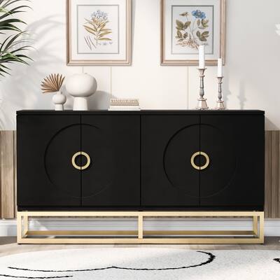 Storage Sideboard with Adjustable Shelves