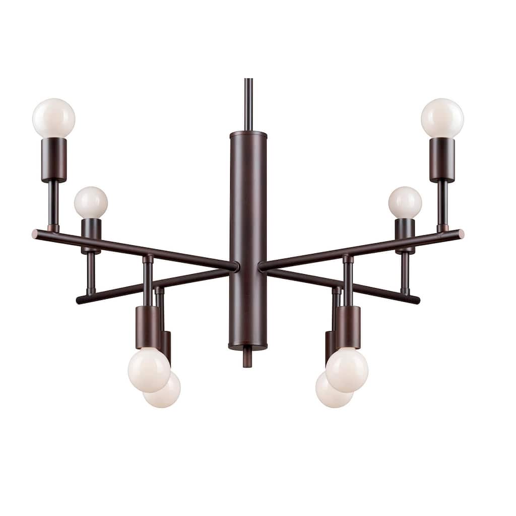 Forte Lighting 8 Light 28" Wide Chandelier
