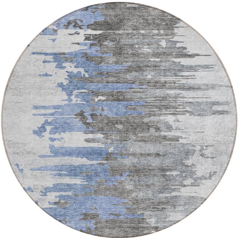 HomeRoots Abstract Transitional Rectangle Outdoor Rug