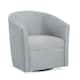 Leony Swivel Accent Chair by Greyson Living - Indigo