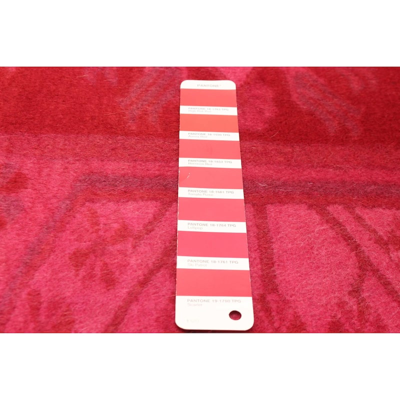 ECARPETGALLERY Hand-knotted Color Transition Red Wool Rug - 2'10 x 9'7