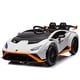 preview thumbnail 50 of 78, 24V Lamborghini Ride-On Car for Kids with Remote Control, USB, & LED Lights