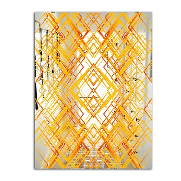 Designart Capital Gold Jangle 1 Glam Mirror Modern Accent Mirror On Sale Overstock 28022216