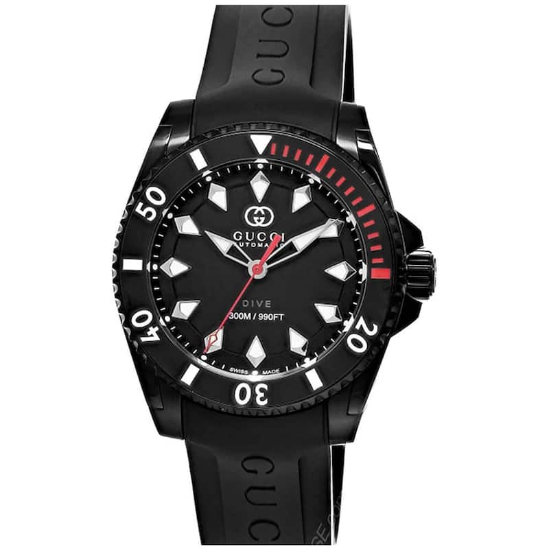 Gucci Men's Dive Black Dial Watch - YA136361 - 6 (36)