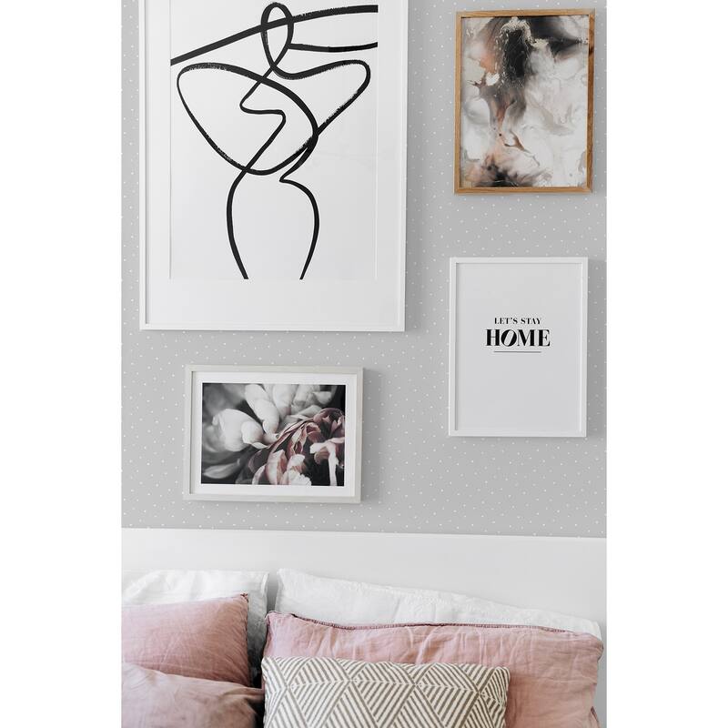 NextWall Polka Dots Peel and Stick Wallpaper