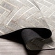 preview thumbnail 4 of 5, Yashica Handmade Modern Geometric Hair-on-hide Area Rug