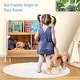 preview thumbnail 16 of 28, Costway 5-Cube Kids Bookshelf and Toy Organizer Wooden Storage - See Details